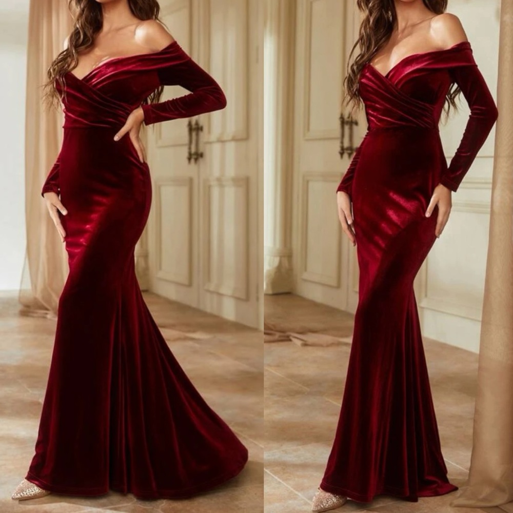 Luxe  party formal evening gown dress
